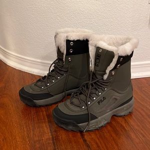 Fila Disruptor Shearling Boots